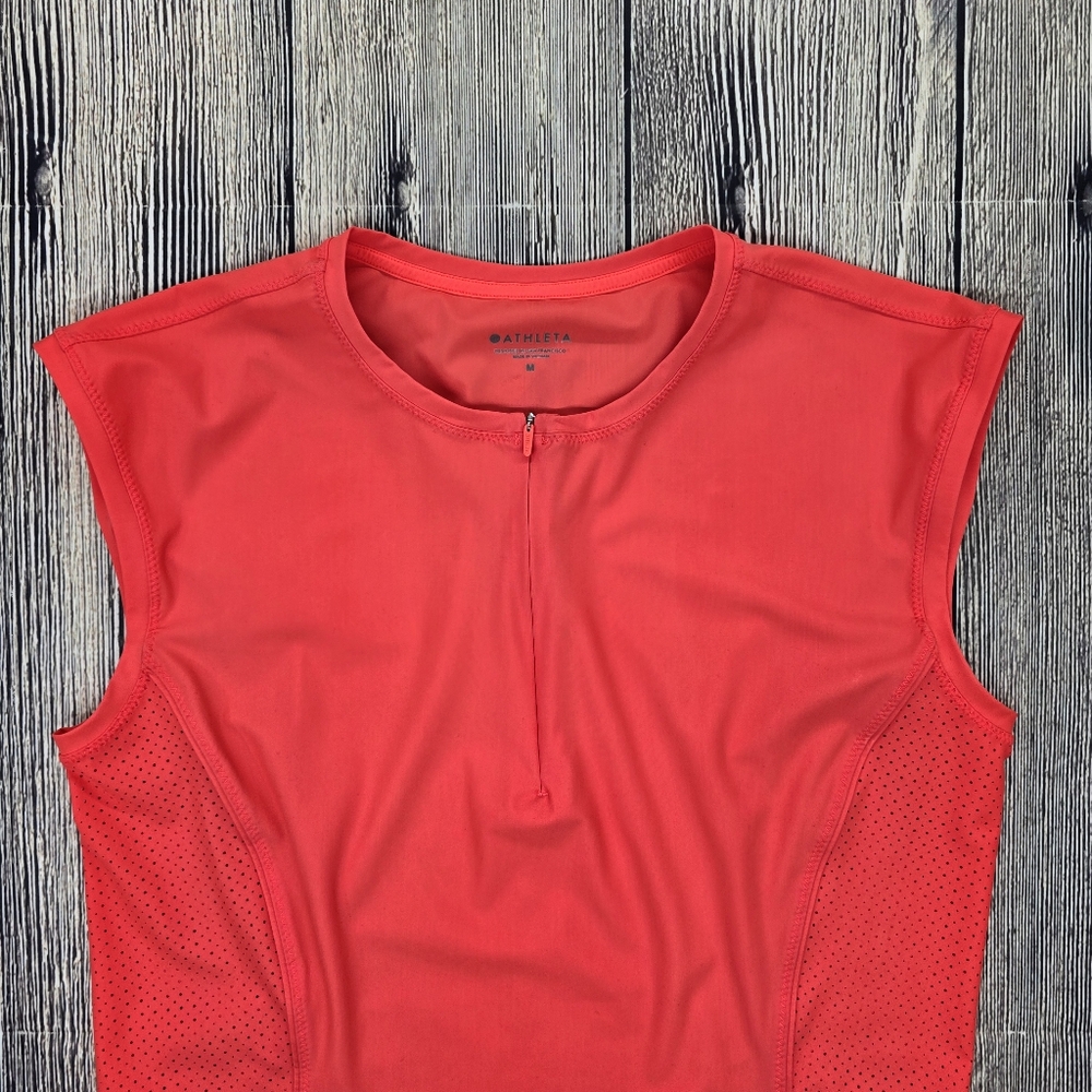 Athleta Pacifica II Quarter Zip Tank Top - Picture 3 of 12